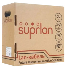 Кабель витой пары UTP SUPRLAN Cat-5e 0,52mm (Бухта 305м)